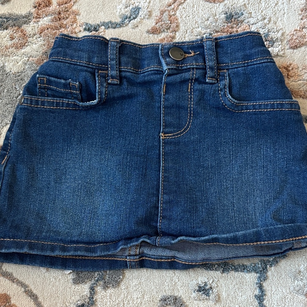 The Children's Place Dark Blue Denim Skirt